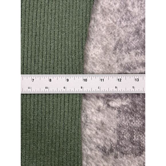 Anthropologie Dress Medium Womens AMADI Green Knit Ribbed Backless Midi Maxi - Picture 5 of 8